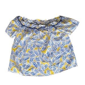 Skies are Blue Off the Shoulder Blouse Medium